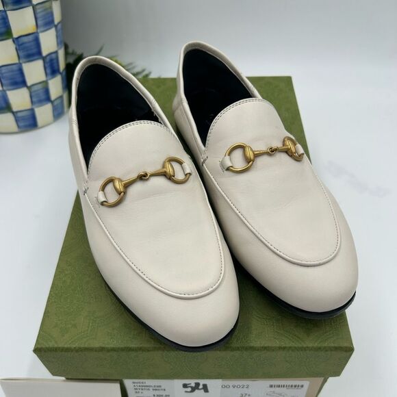 Gucci Shoes - Women’s Gucci, leather horse bit loafers size 37.5 made in Italy